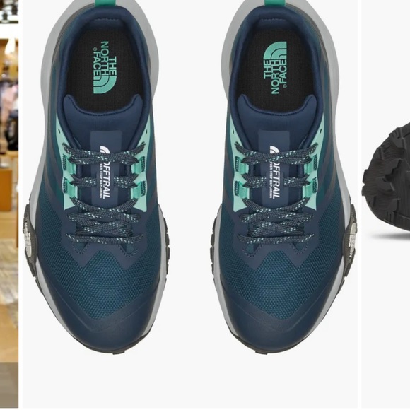 On Running Dark Blue and Green Sneakers - Picture 6 of 7